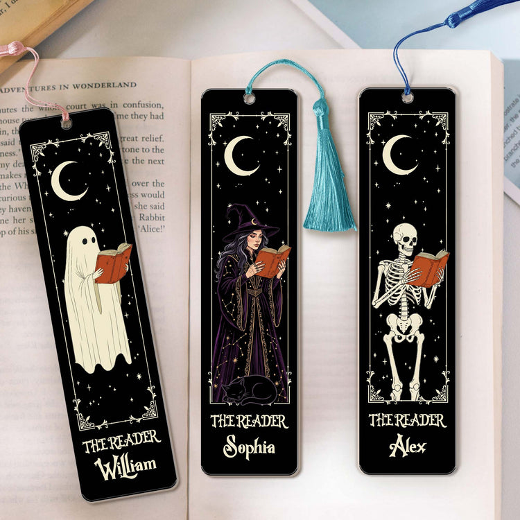 The-Reader-Halloween-Gothic-Style-For-Book-Lovers-Custom-Bookmark-2