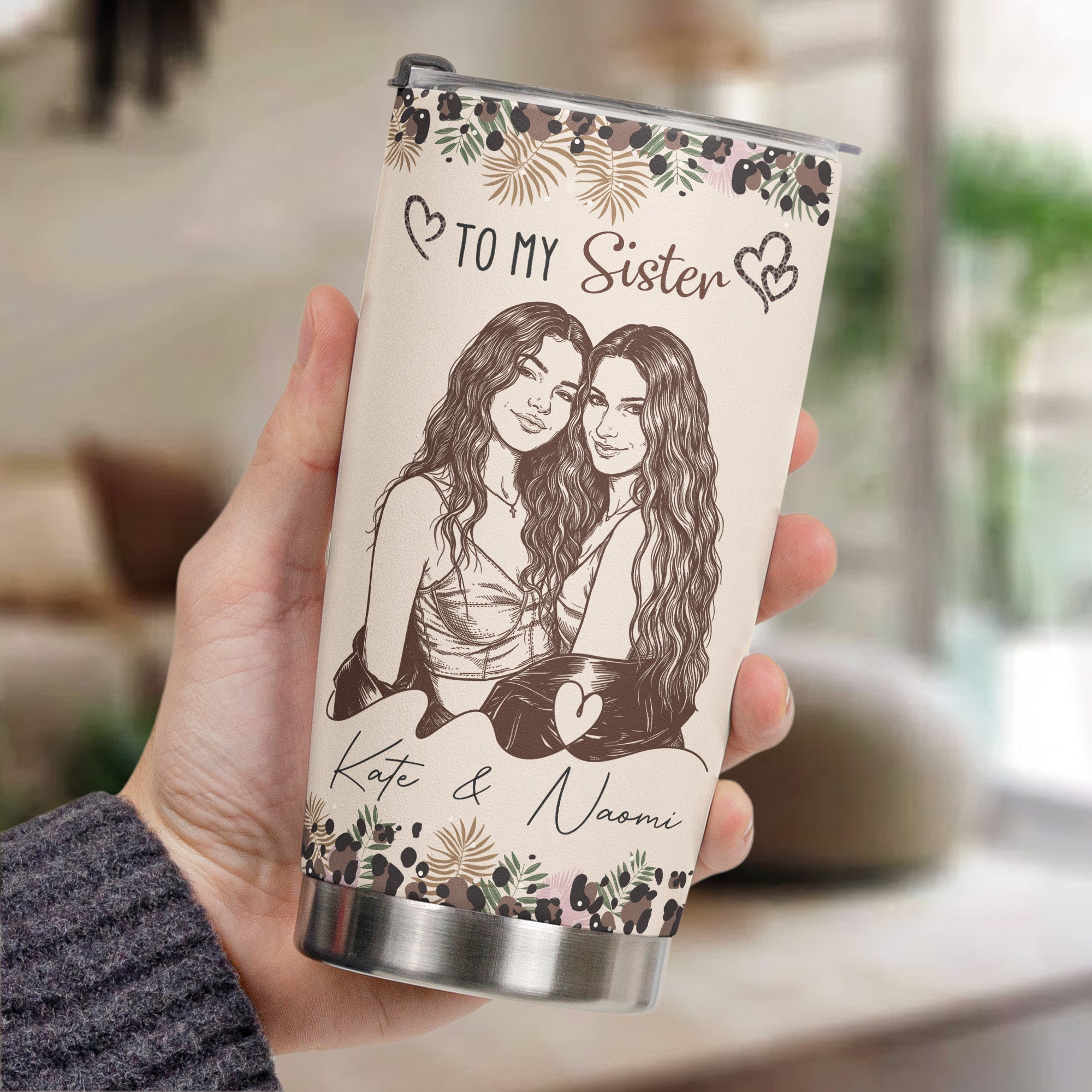 The-Sister-Of-My-Soul-Friendship-Thankyou-Gifts-Turn-Your-Photo-Into-Art-Personalized-Tumbler-3