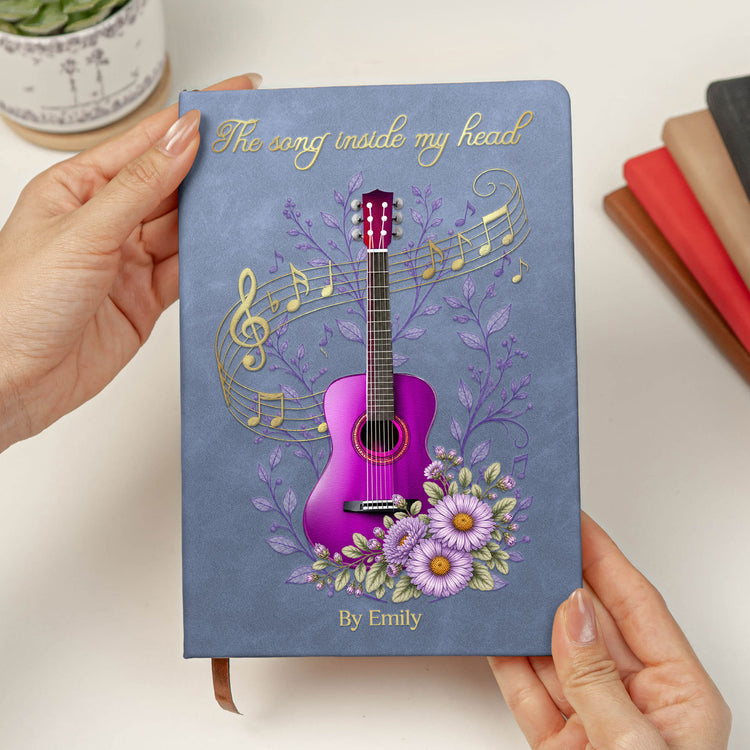 The-Song-Inside-My-Heart,-Lyric-Journal-Gift-For-Guitar-Lovers,-Guitarist-Personalized-Journal-4