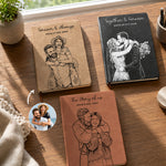 The-Story-Of-Us-Custom-Couple-Sketch-Line-Art-Personalized-Journal-1