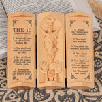 The-Ten-Commandments-Personalized-Openable-Wooden-Cylinder-Sculpture-of-Jesus-2