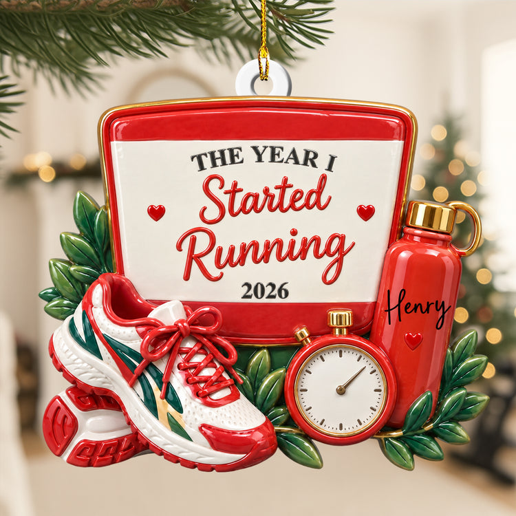 The-Year-I-Started-Running-Personalized-Ornament