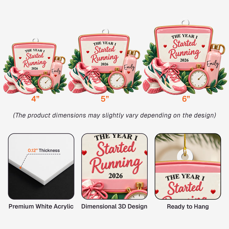 The-Year-I-Started-Running-Personalized-Ornament