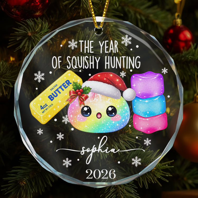 The-Year-Of-Squishy-Hunting-Christmas-Gift-For-Squishy-Hunter-Personalized-Ornament-1