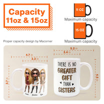 There Is No Greater Gift Than Sisters Leopard Version  - Personalized Mug - Birthday Gift For Sisters  - Fashion Girls