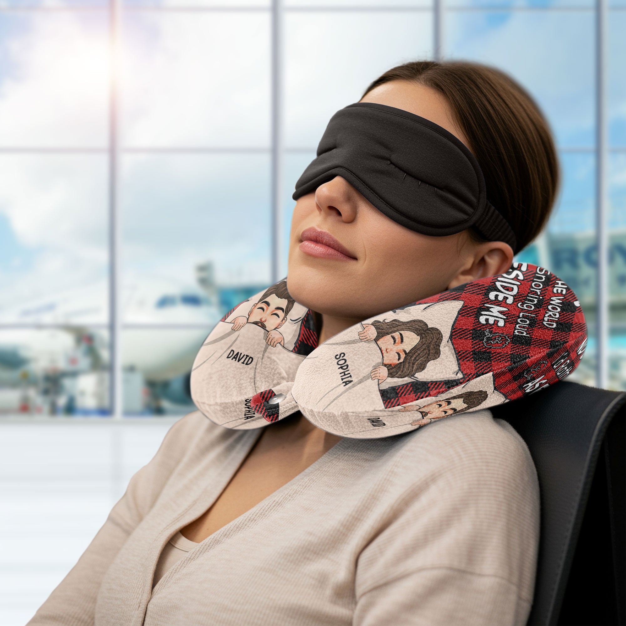There's No One Else In The World - Personalized U-Shaped Travel Neck Pillow