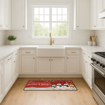 There's No Place Like Grandma & Grandpa's - Personalized Runner Rug