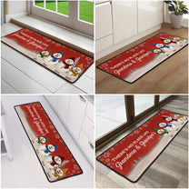 There's No Place Like Grandma & Grandpa's - Personalized Runner Rug