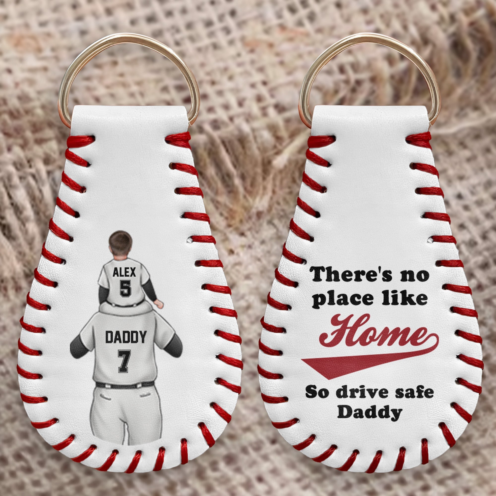 Leather Baseball Keychain – Macorner