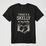 There's-A-Skelly-In-My-Belly-Pregnancy-Announcement-Personalized-Shirt-3