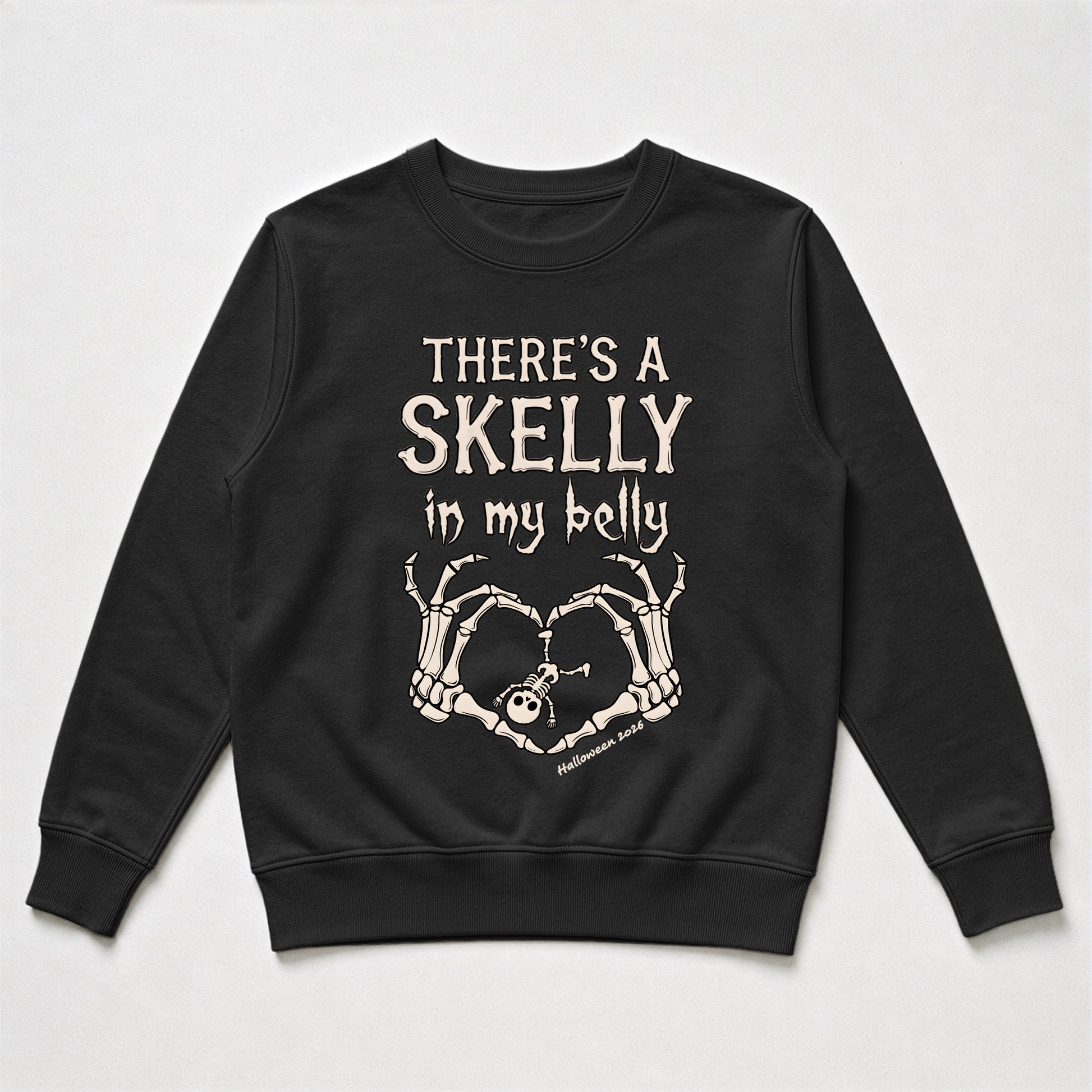 There's-A-Skelly-In-My-Belly-Pregnancy-Announcement-Personalized-Shirt-7