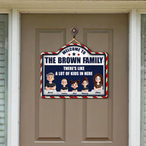 There_s_Like_A_Lot_Of_Kids_In_Here_Faux_Pattern_3D_Version_Personalized_Wood_Sign_4