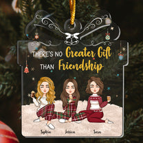 Friendship Is A True Blessing To Me - Personalized Acrylic Ornament