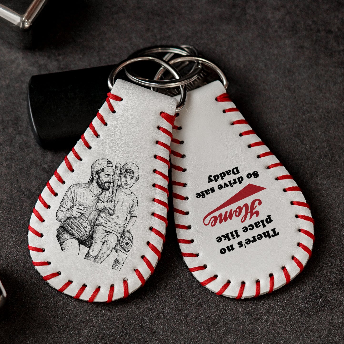 Theres-No-Place-Like-Home-Fathers-Day-Gift-For-Dad-Husband-Personalized-Keychain-2