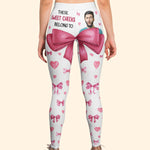 These Sweet Cheeks Belong To - Personalized Photo Leggings