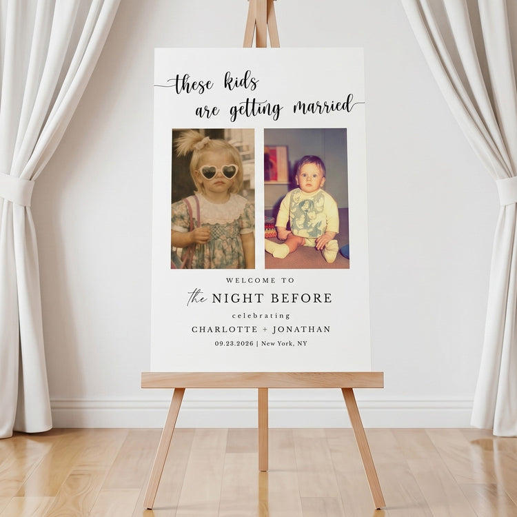 These_Kids_Are_Getting_Married_Wedding_Rehearsal_Dinner_Welcome_Sign_Personalized_Poster_1
