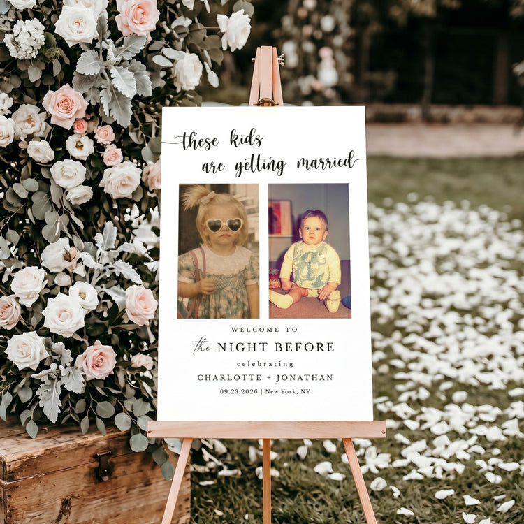 These_Kids_Are_Getting_Married_Wedding_Rehearsal_Dinner_Welcome_Sign_Personalized_Poster_2