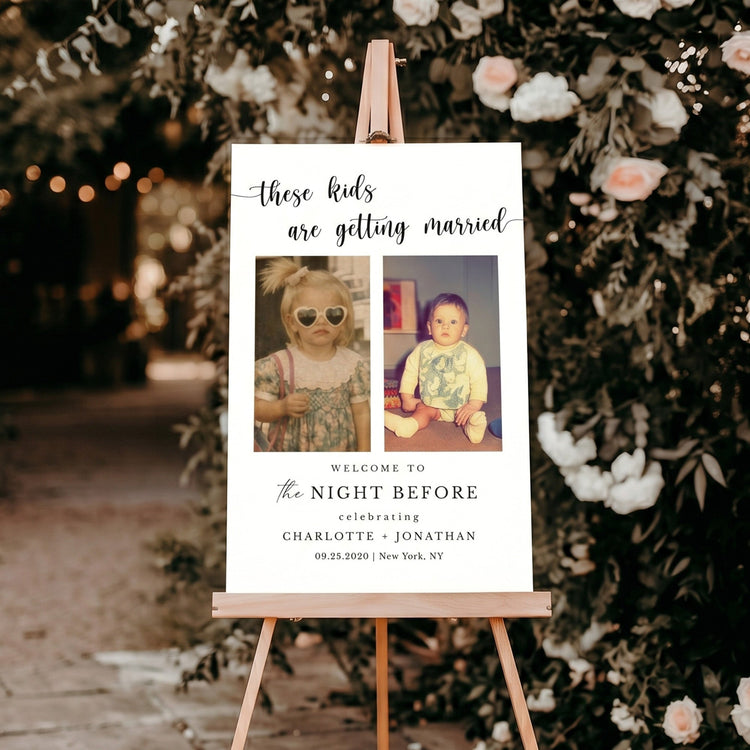 These_Kids_Are_Getting_Married_Wedding_Rehearsal_Dinner_Welcome_Sign_Personalized_Poster_4