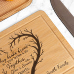 They Broke Bread In Their Homes - Personalized Engraved Wooden Cutting Board