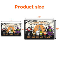 They're All Together Ooky - Personalized Metal Sign