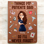 Things My Patients Said - Personalized Leather Journal