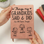 Things_My_Grandkids_Said_Did_Personalized_Leather_Journal_2