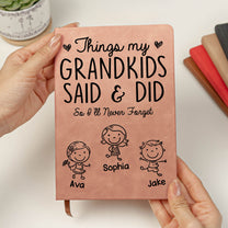 Things_My_Grandkids_Said_Did_Personalized_Leather_Journal_2