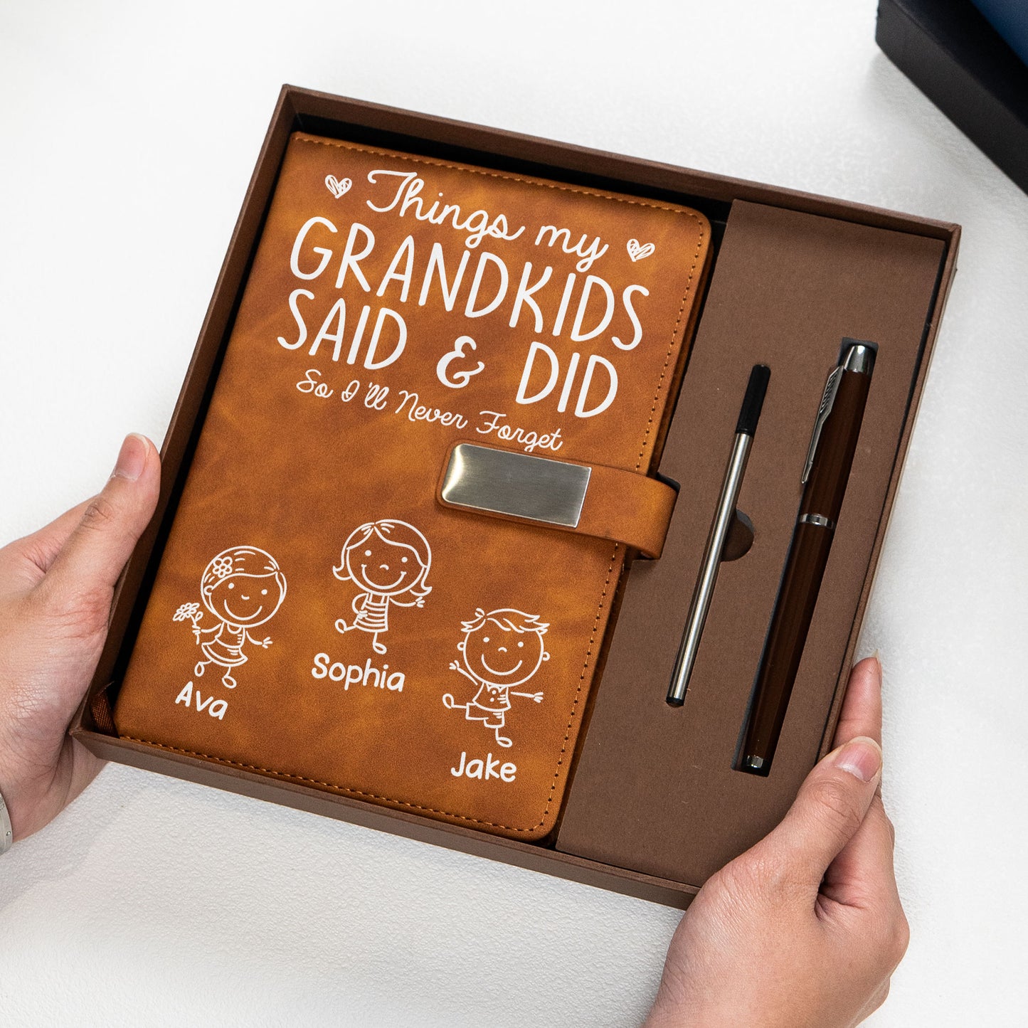 Things-My-Grandkids-Said-&-Did-So-I'll-Never-Forget-Personalized-Notebook-Set-3