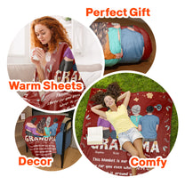 Think Of It As A Hug From Us - Personalized Blanket