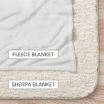Think Of This Blanket As A Hug From Me To You Floral Style - Personalized Blanket