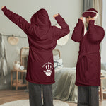 This A$$ Belongs To My Husband, Boyfriend - Funny Naughty Gift For Wife - Personalized Hooded Robe