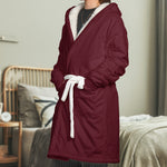 This A$$ Belongs To My Husband, Boyfriend - Funny Naughty Gift For Wife - Personalized Hooded Robe