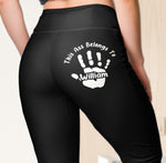 This A$$ Belongs To - Naughty Gifts For Wife, Girlfriend - Personalized Flare Leggings - Gift For Wife
