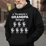 This Awesome Grandpa Belongs To - Personalized Shirt