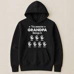 This Awesome Grandpa Belongs To - Personalized Shirt