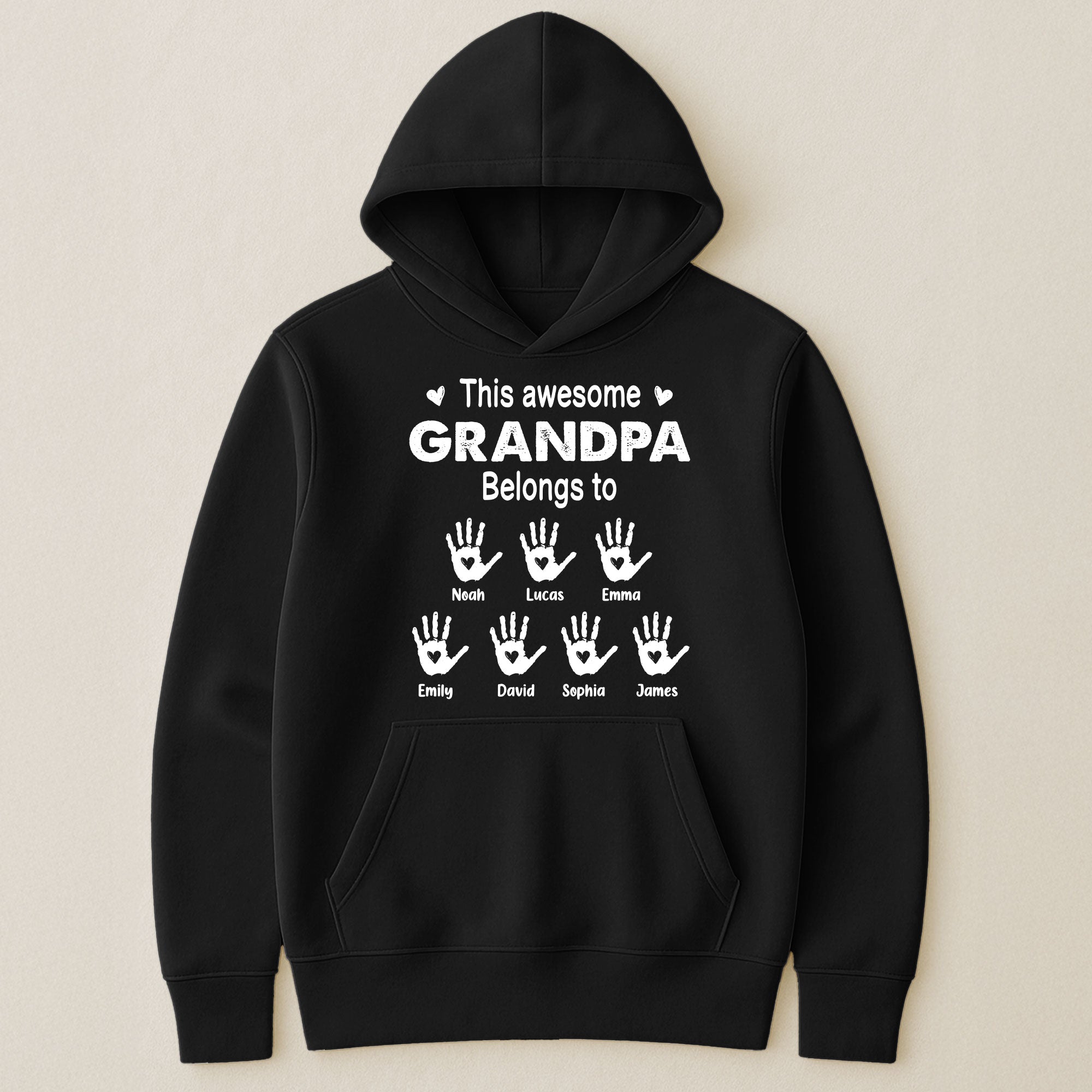 This Awesome Grandpa Belongs To - Personalized Shirt