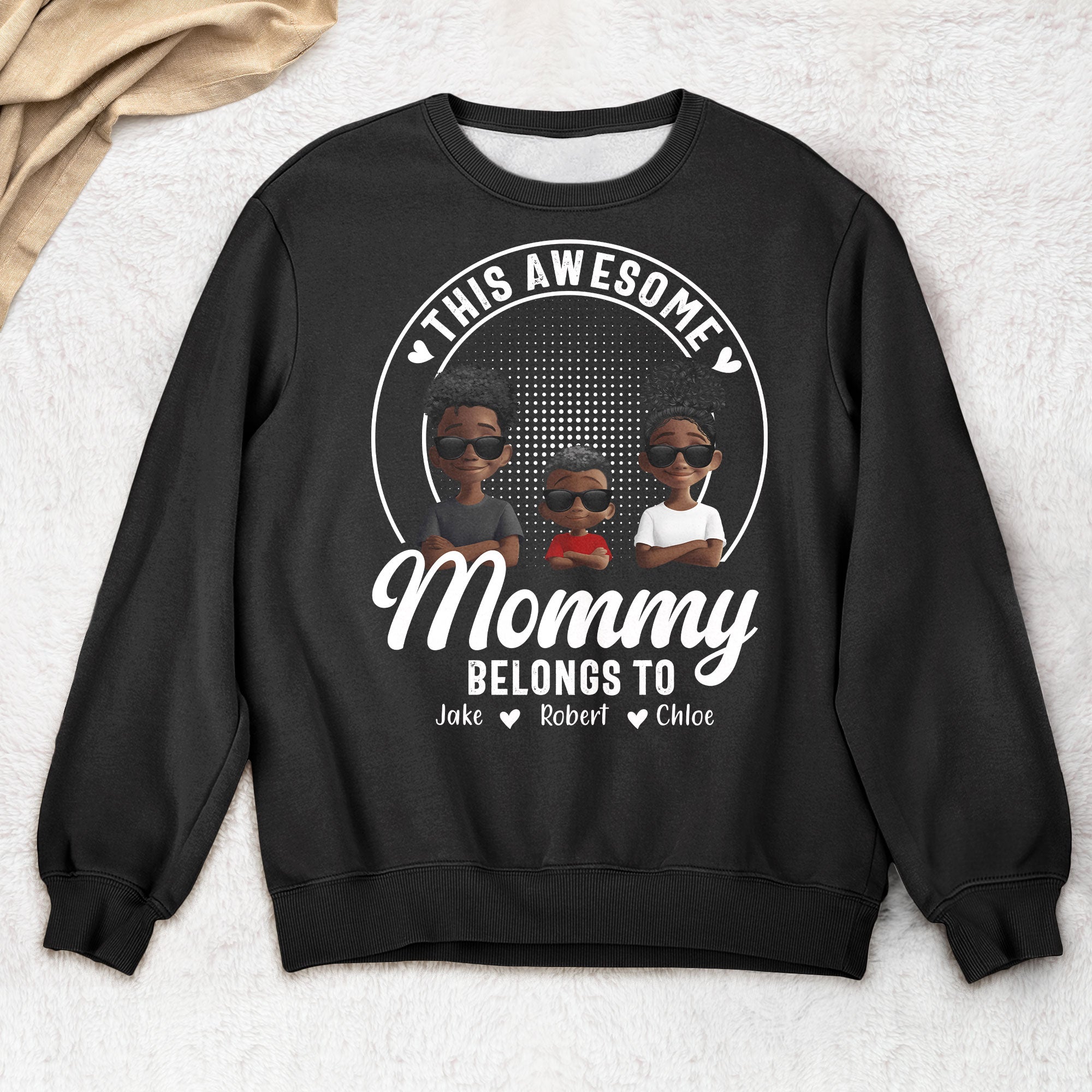This Awesome Mommy Belongs To - Personalized Shirt