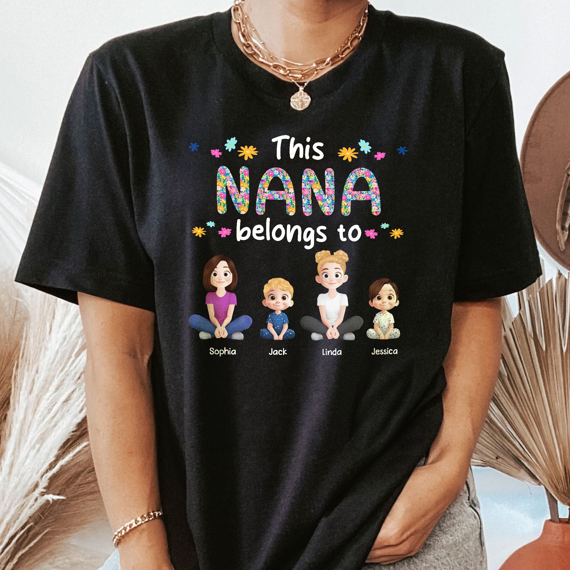 This Awesome Nana Belongs To - Personalized Shirt