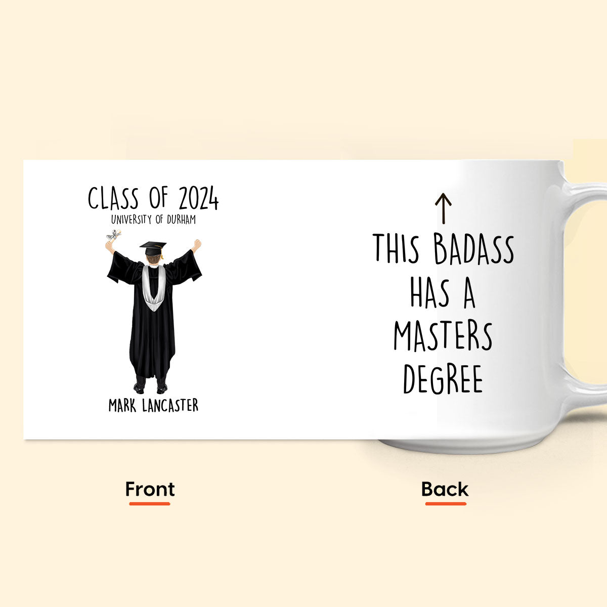 This Babass Has A Masters Degree - Personalized Mug