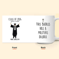 This Babass Has A Masters Degree - Personalized Mug