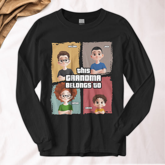 This Belongs To - Custom Long Sleeve T-Shirt