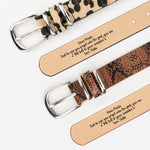 This Belt Is Your Reminder Who The F*ck You Are - Personalized Animal Print Leather Belt