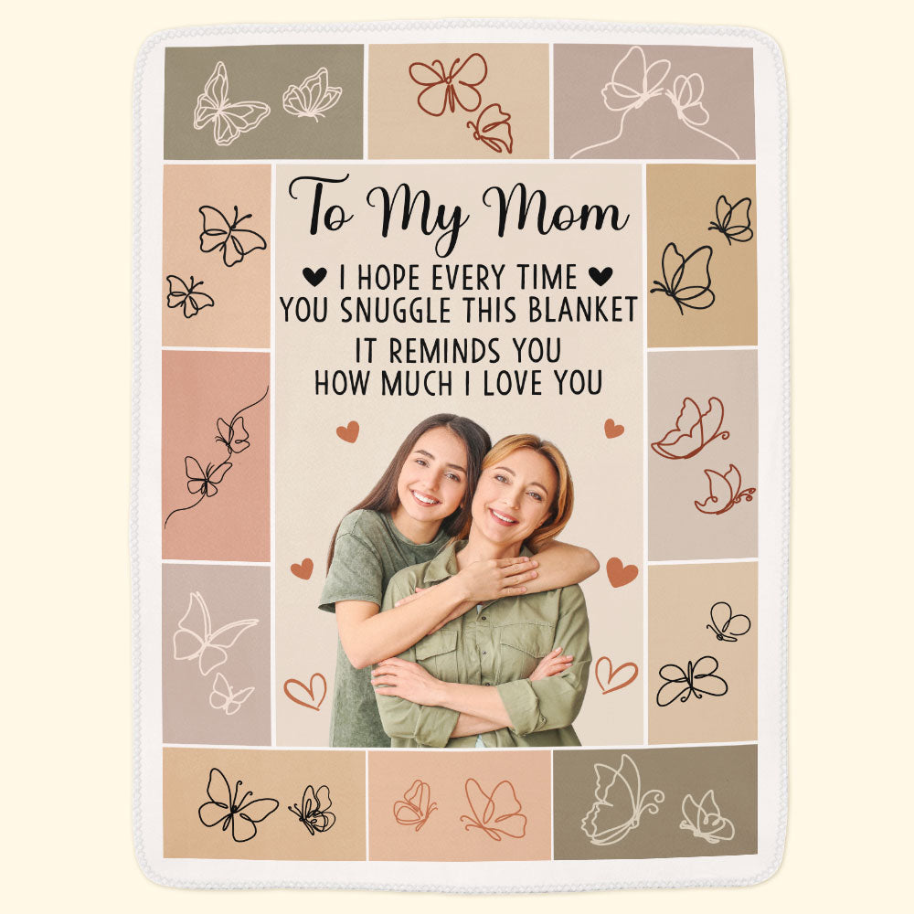 This Blanket Reminds I Love You - Personalized Photo Blanket
