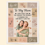 This Blanket Reminds I Love You - Personalized Photo Blanket