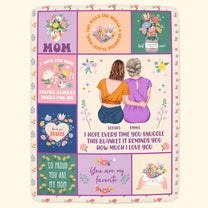 This Blanket Reminds You How Much I Love You Floral Patterns - Personalized Blanket