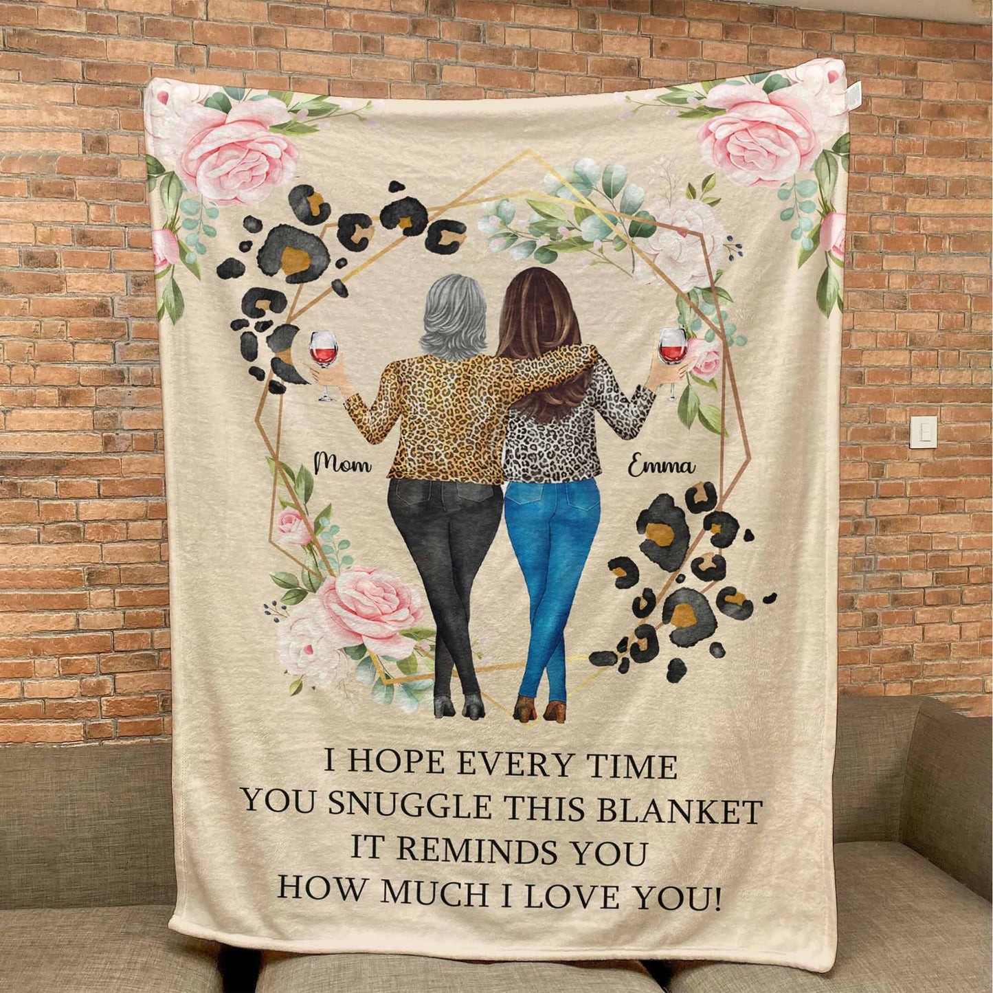 This Blanket Reminds You How Much I Love You - Personalized Blanket