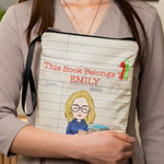 This Book Belongs To - Personalized Book Sleeve