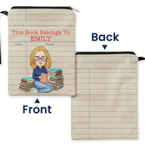 This Book Belongs To - Personalized Book Sleeve