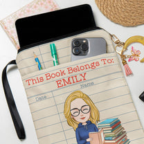 This Book Belongs To - Personalized Book Sleeve