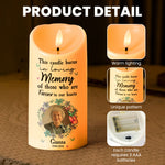 This Candle Burns In Loving Memory - Personalized Photo LED Candle